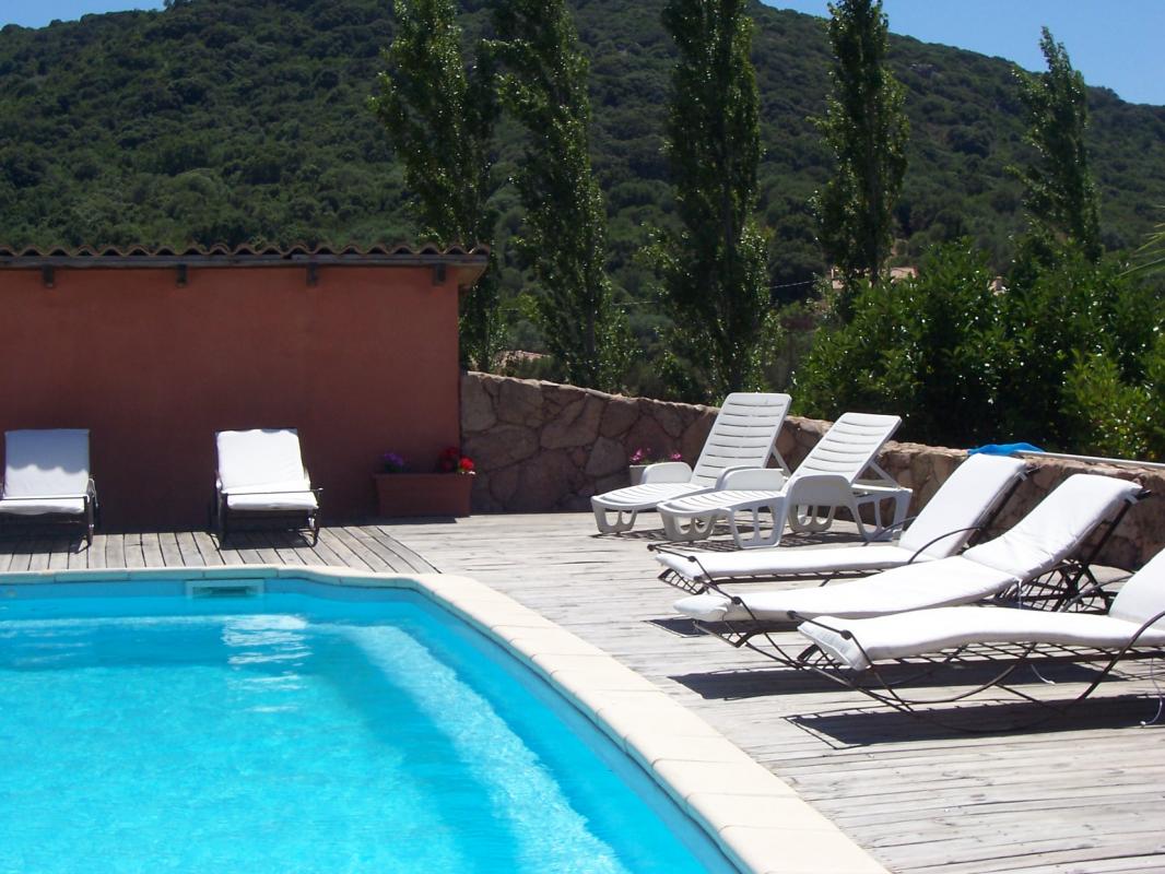 G�te rural � Figari en Corse-du-Sud : la piscine
