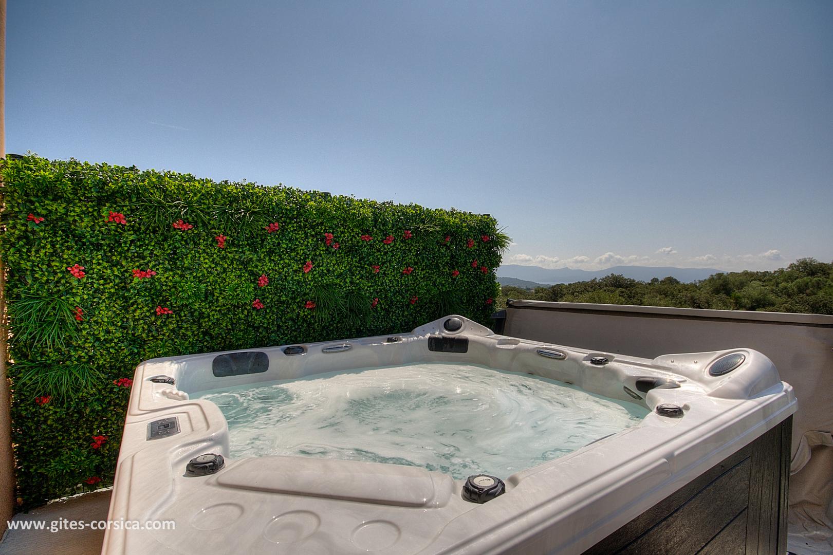 G�te rural � Serra di Ferro en Corse : terrasse