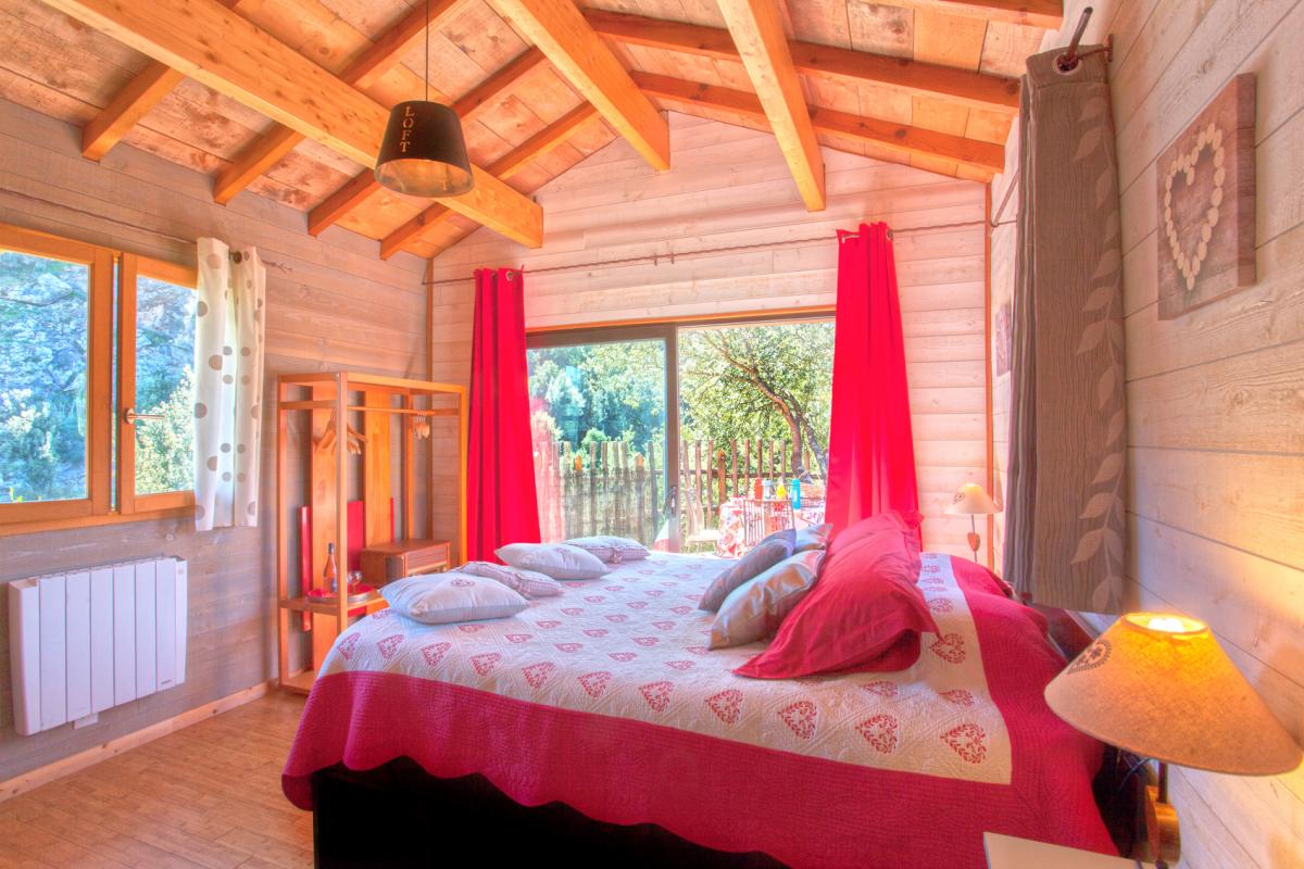 Cabane dans les arbres � Francardo en Haute-Corse : la piscine