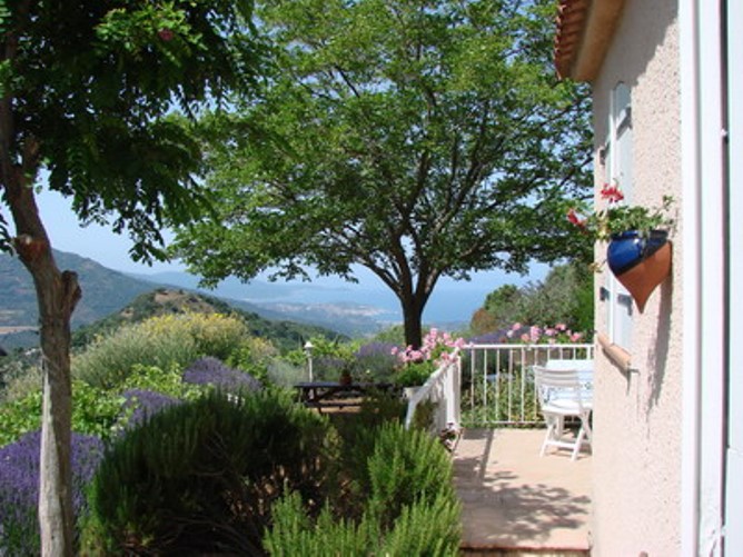 Vue de la terrasse 