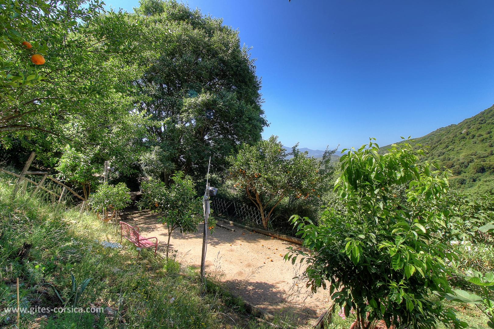 Terrasses de la chambre A Fliletta et Suite Diana di l'Alba