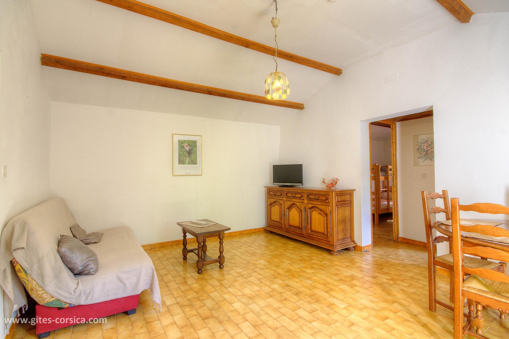 G�te rural � Croce en Haute-Corse : salle d'eau/wc