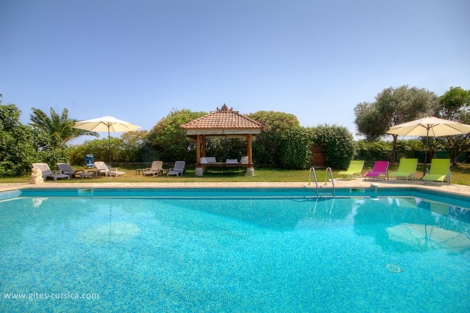 G�te rural 56123 � Querciolo en Haute Corse : le solarium