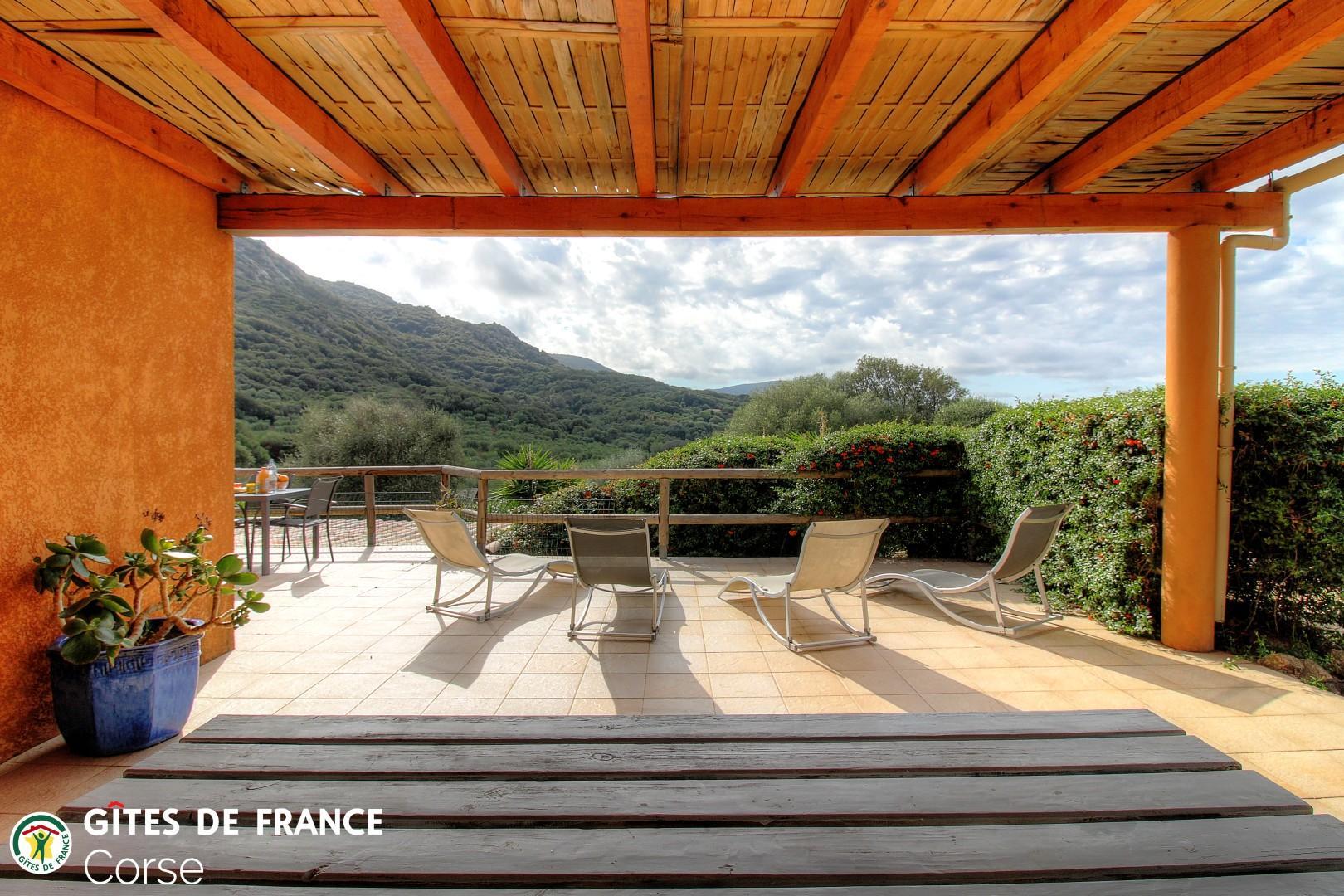 G�te rural � Propriano en Corse : chambre