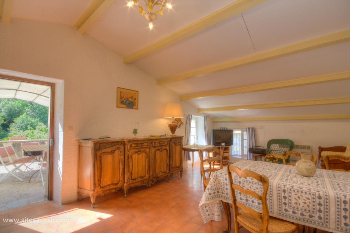 G�te rural � Lama en Haute-Corse : chambre