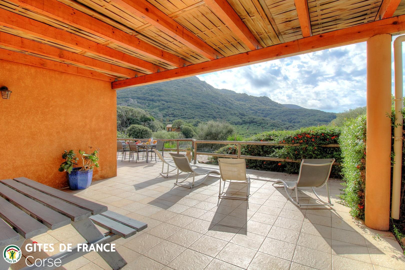 G�te rural � Propriano en Corse : chambre