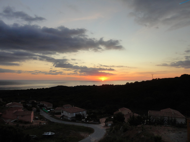 G�te rural � Sagone en Corse-du-Sud : la terrasse