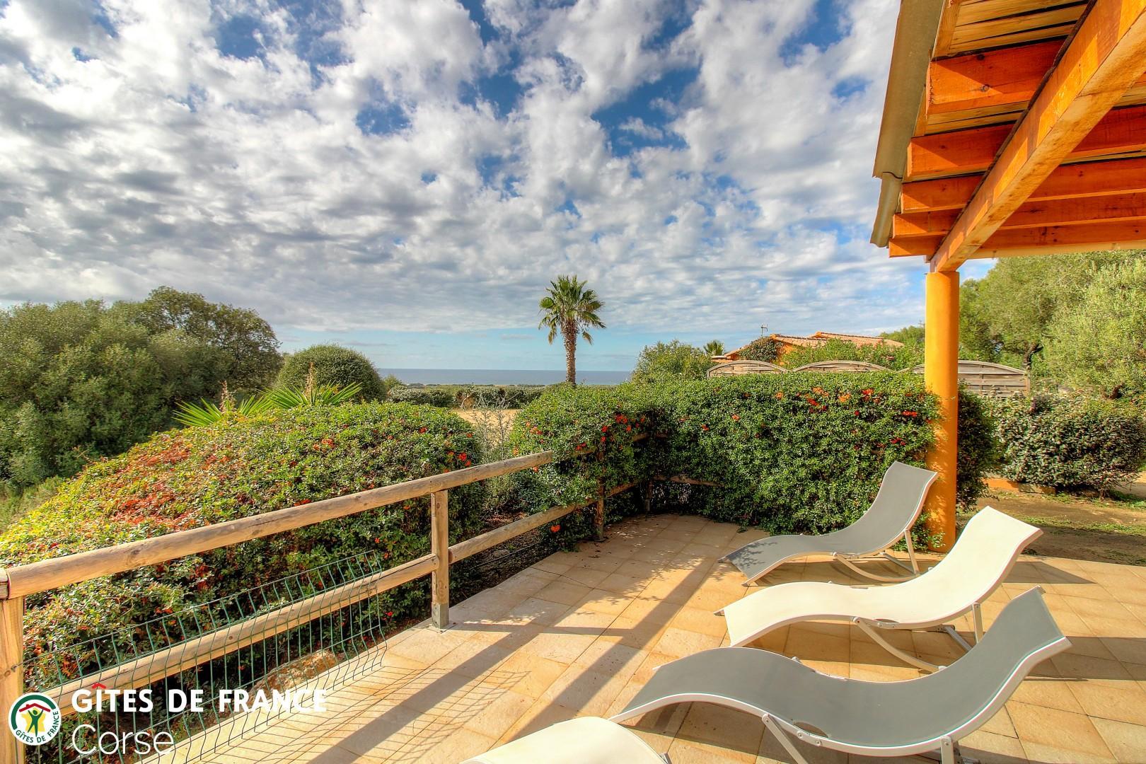 G�te rural � Propriano en Corse : terrasse