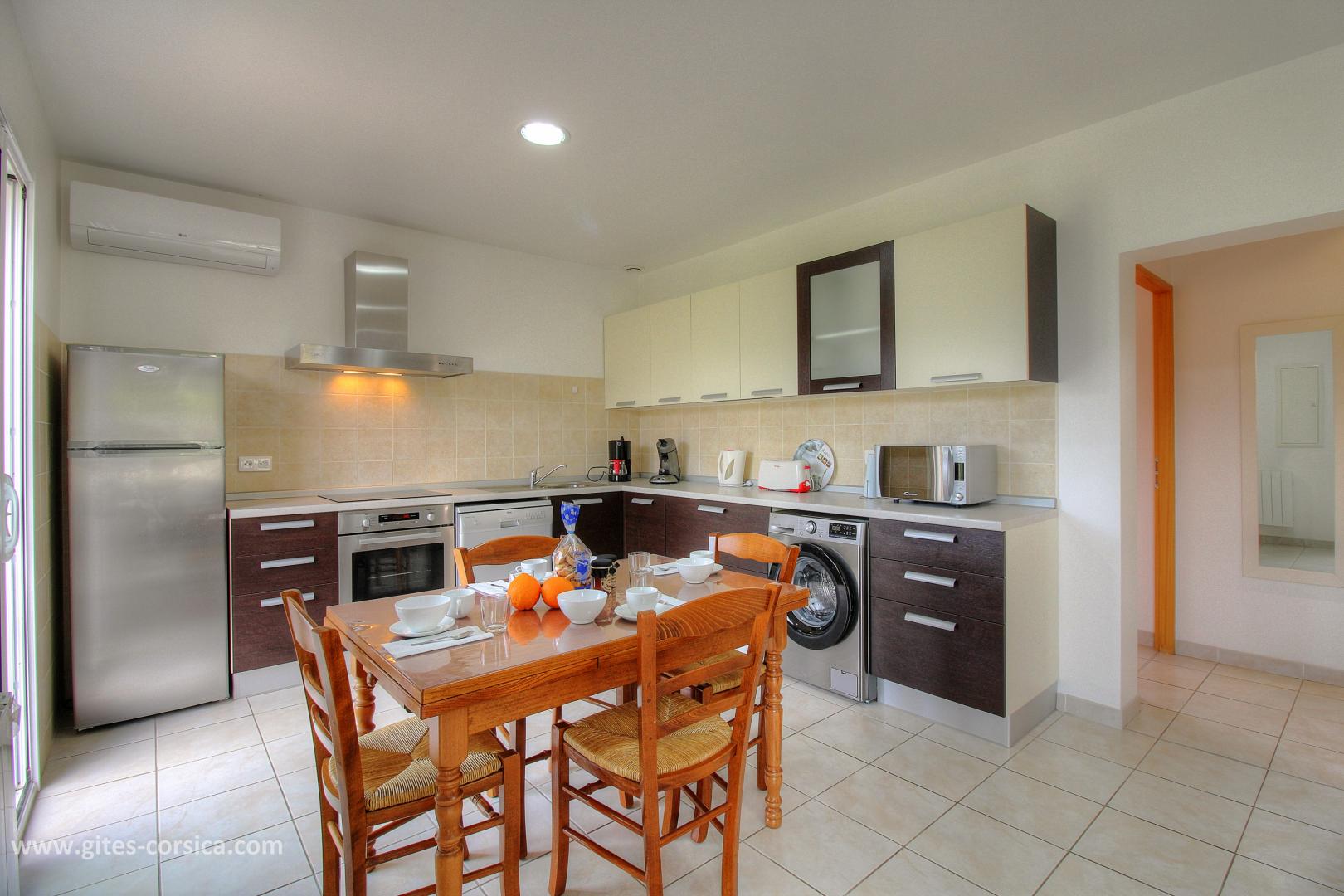 G�te rural � Sollacaro en Corse du sud : Chambre