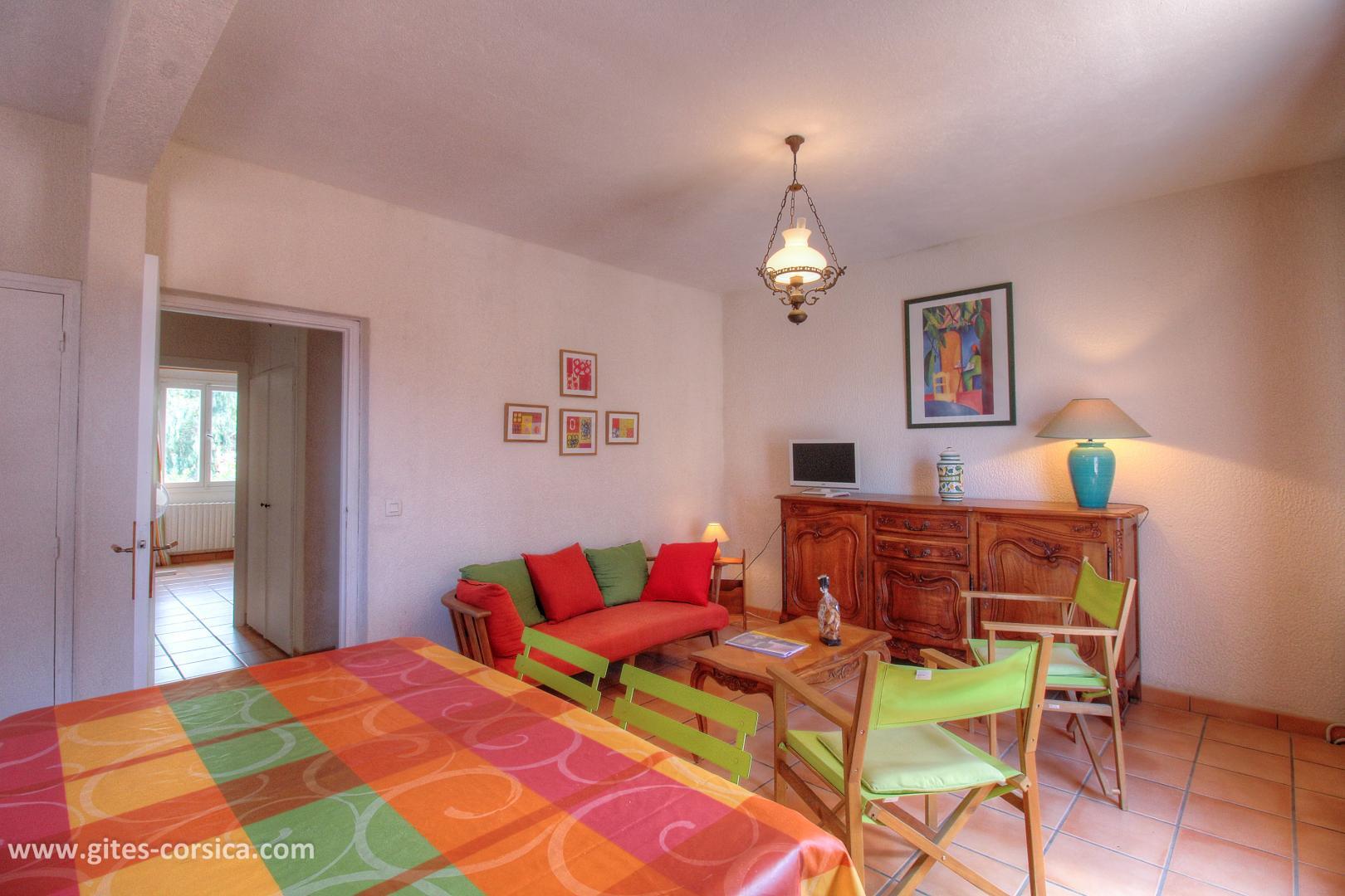 G�te rural � Monaccia d'Aull�ne en Corse-du-Sud : chambre