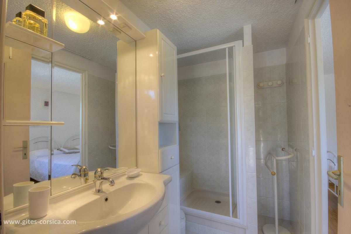 Appartement � Porticcio en Corse : la salle d'eau